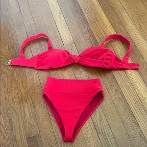 Beach Riot Red Bikini Set